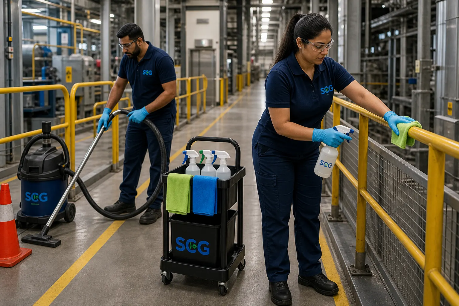 Warehouse Cleaning team at work in Sydney — Sydney Clean Group